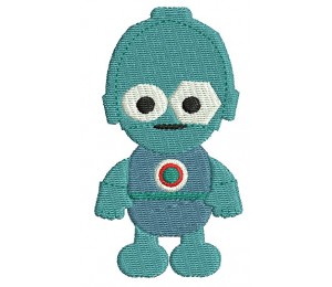 Stickmuster - Roboter Robo 1